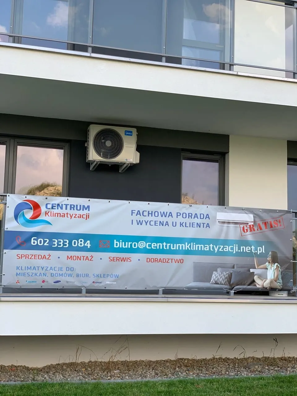 klimatyzacja z moim banerem